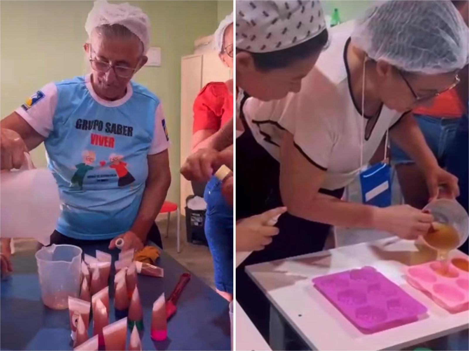 Oficina de Saboaria artesanal - Foto: Prefeitura de Vera Mendes