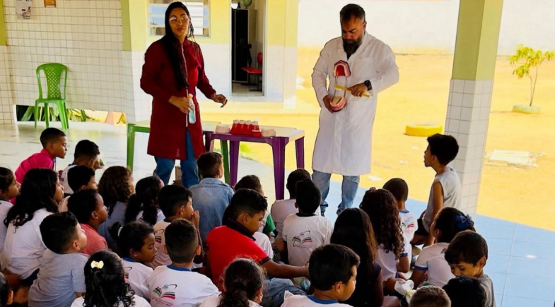 Prefeitura de Pimenteiras realiza ação do Programa Saúde na Escola em escolas municipais