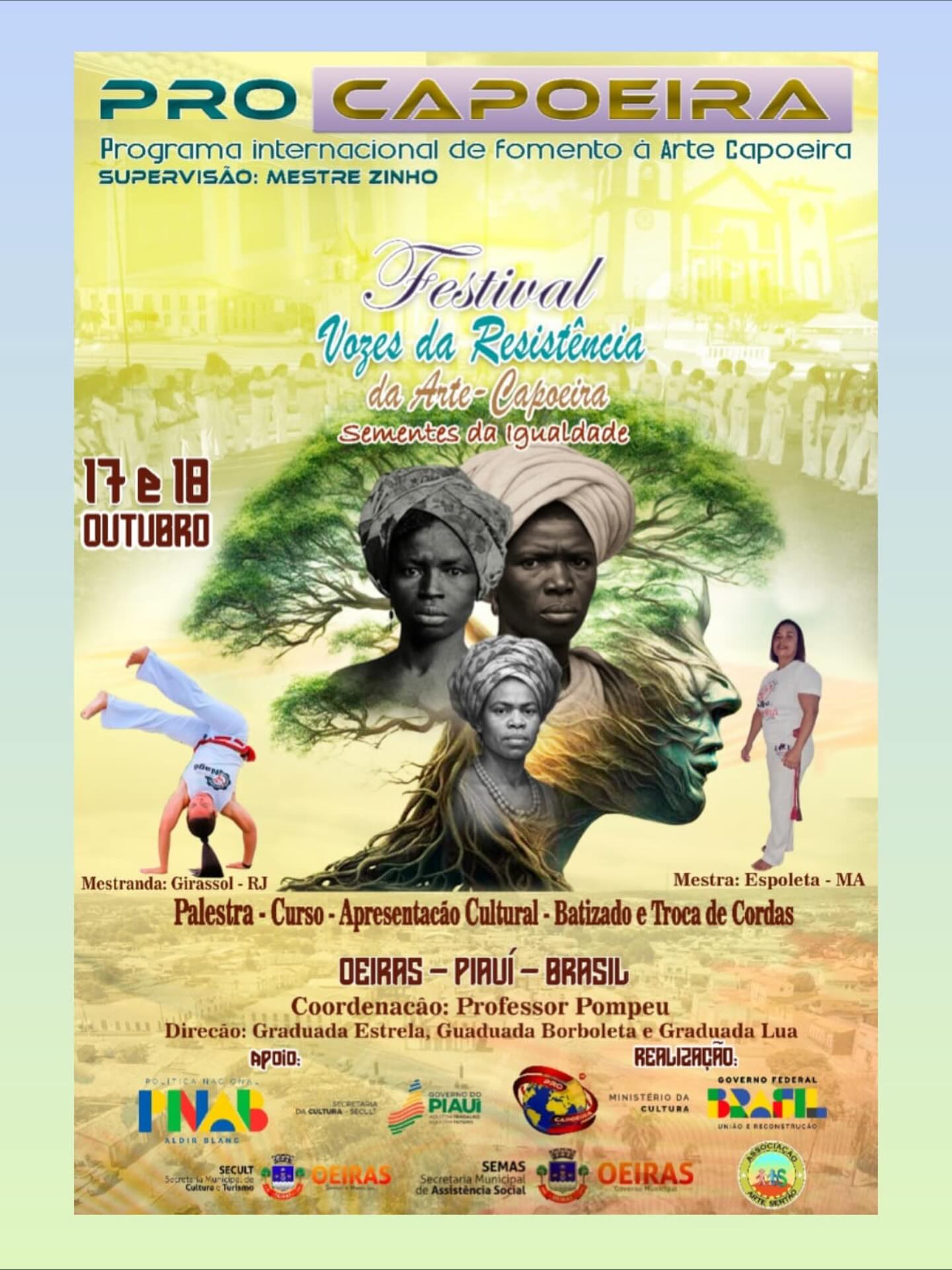 Oeiras recebe Festival Vozes da Resistência da Arte Capoeira 