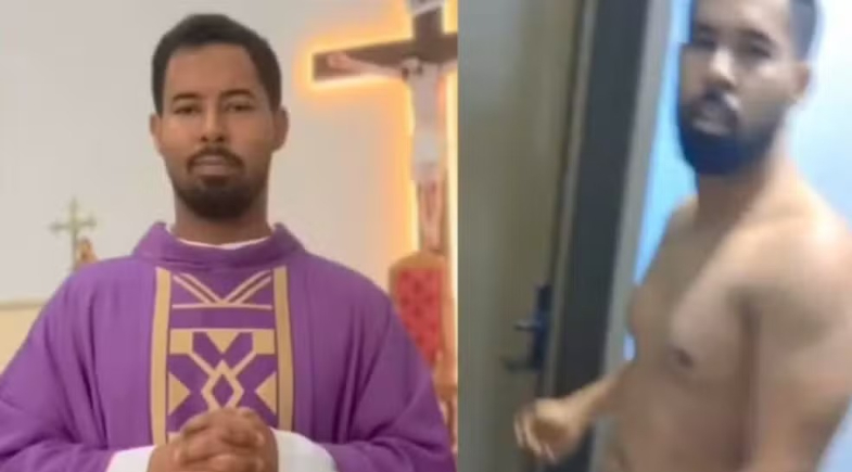 Padre Luciano Braga Simplício, da Paróquia Nossa Senhora Aparecida  | Reprodução