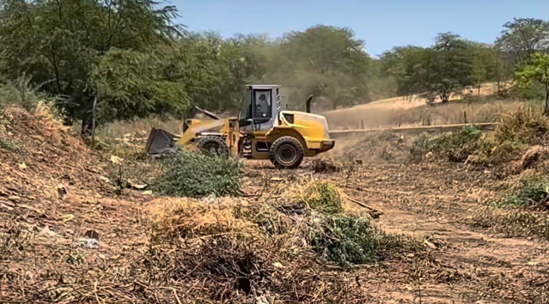 Prefeitura de Caracol realiza limpeza geral no Açude do setor da Orla