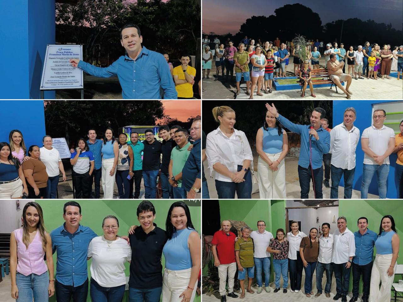 Inauguração da Nova Praça na localidade Jacobina - Foto: Prefeitura de Caxingó