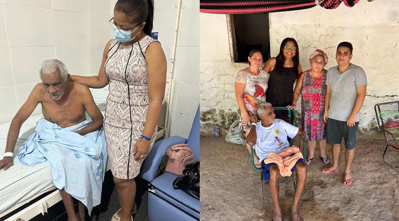 Prefeitura de Nazária garante dignidade e reencontro familiar a idoso após 22 anos