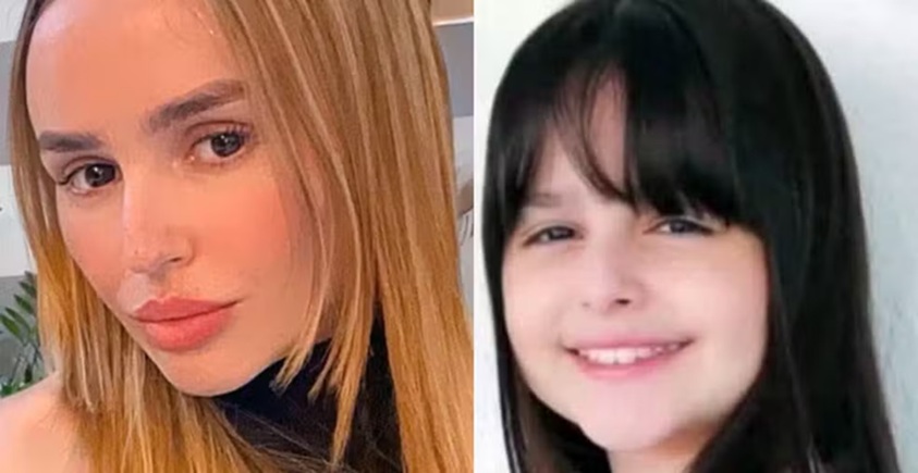 Lidiane Aline Lorenço e a filha, Miana Sophya Santos | Reprodução/