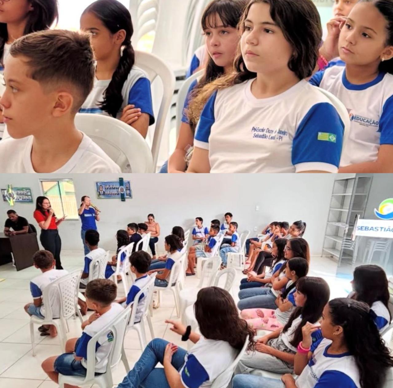 Prefeitura de Sebastião Leal promove palestra educativa sobre conscientização do uso de drogas para alunos da rede municipal - Imagem 1