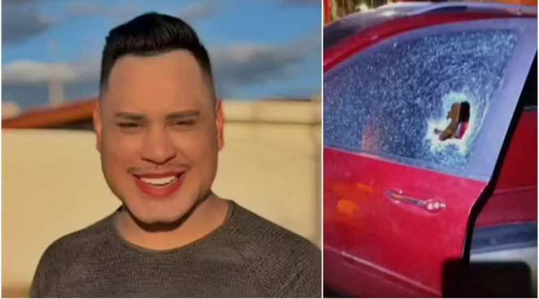 Rei do Fuá foi atacado quando chegava em casa de carro, na cidade de Brejo Santo | Reprodução