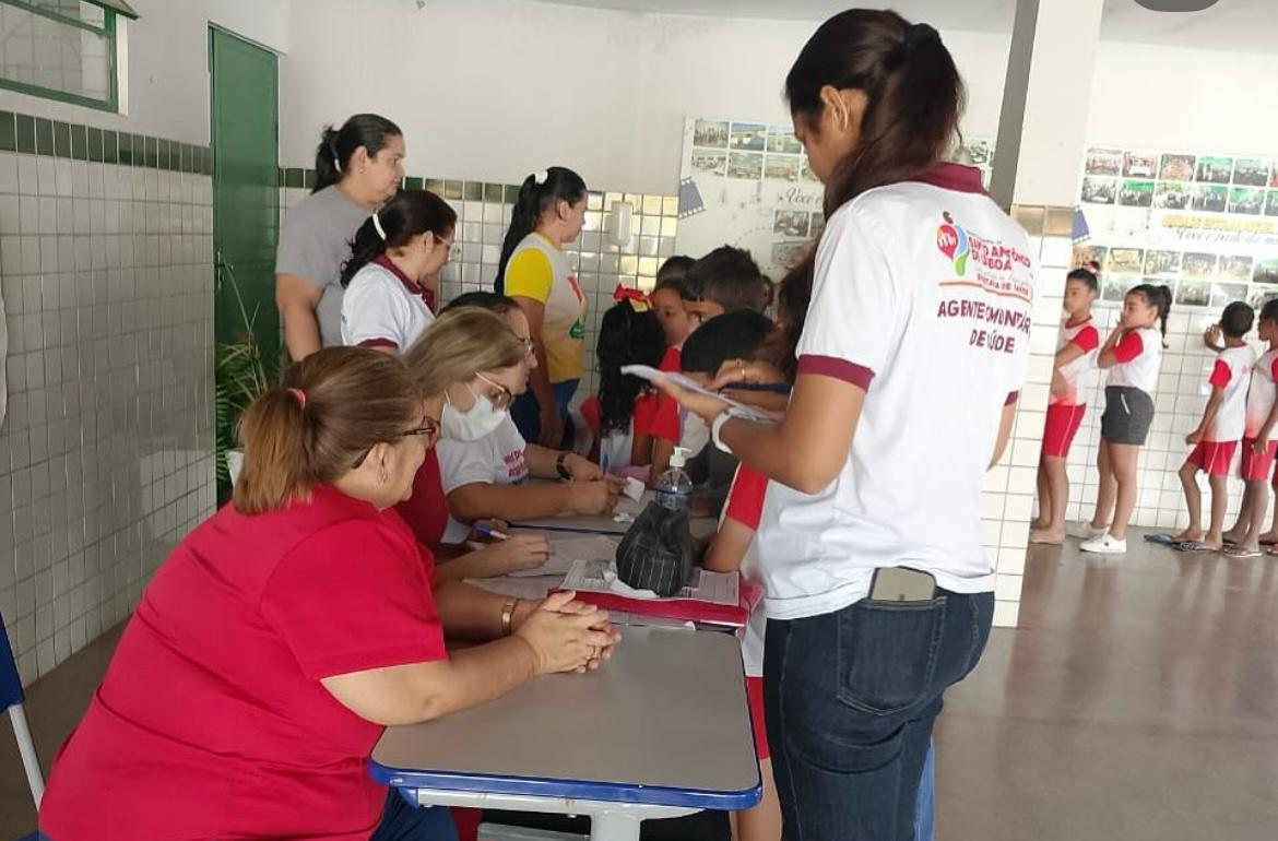 Projeto Saúde na Escola - Foto: Prefeitura de Santo Antônio de Lisboa