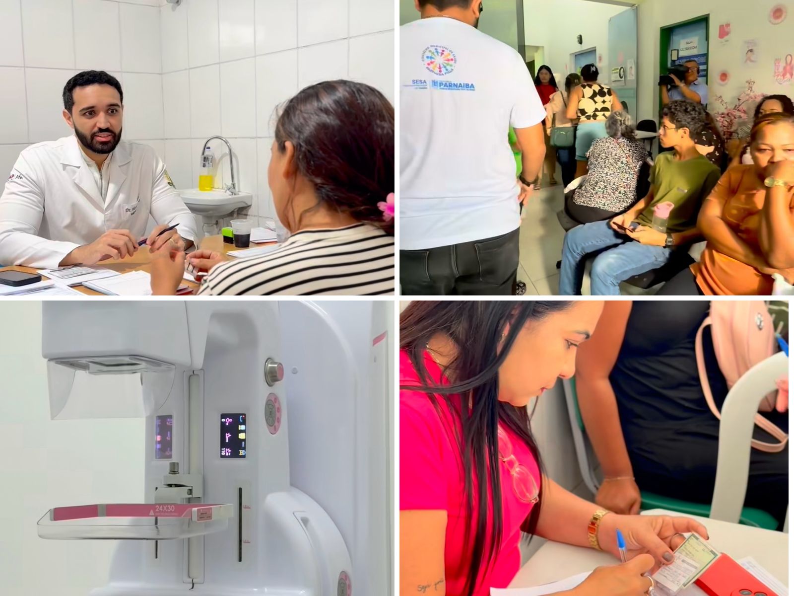 Mutirão Outubro Rosa - Foto: Prefeitura de Parnaíba