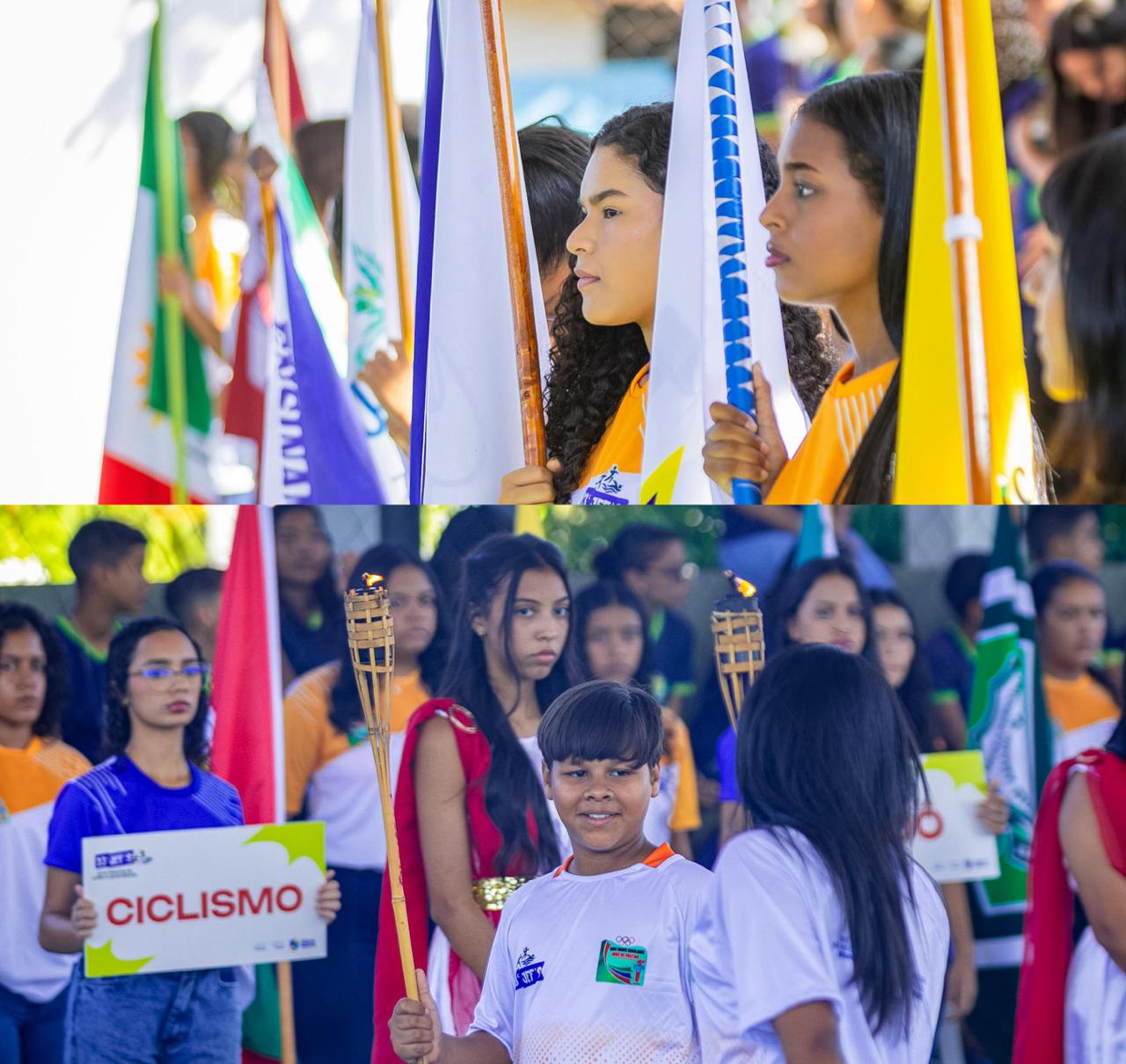 José de Freitas realiza cerimônia de acendimento da tocha do 23º Jogos Escolares Freitenses - Imagem 1