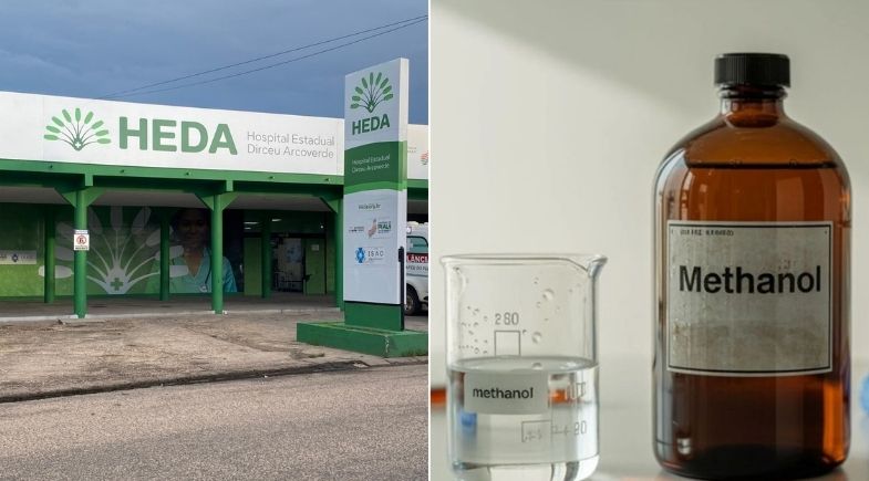 Dois pacientes com suspeita de intoxicação por metanol passaram pelo Heda, de Parnaíba | Foto: Reprodução