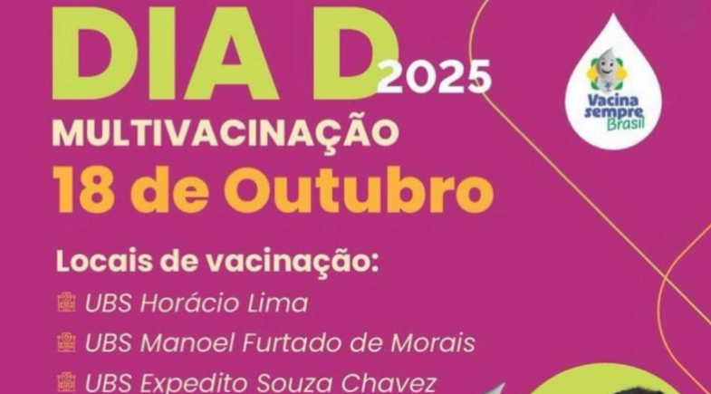 Prefeitura de Castelo do Piauí realizará o Dia D de Multivacinação