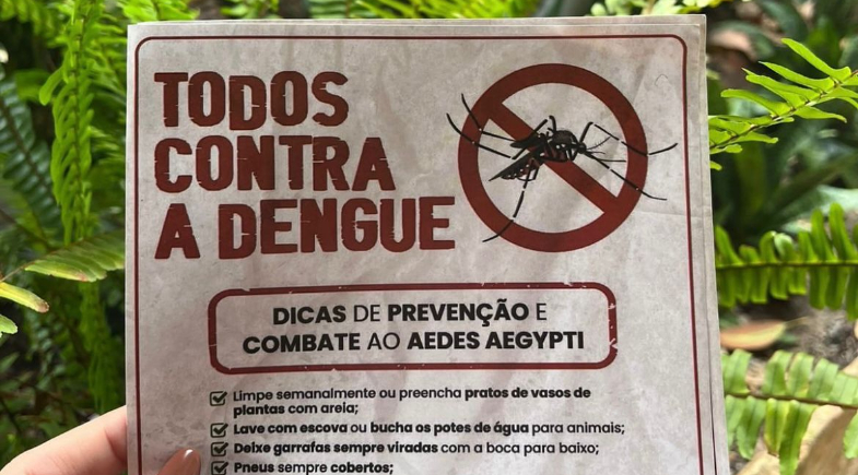 Prefeitura de Ilha Grande promove ação de combate à dengue com estudantes da E.M. Zila Almeida
