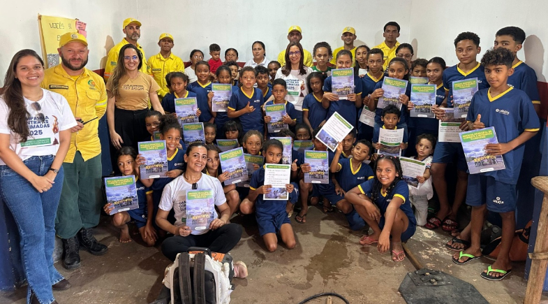 Educação ambiental orienta estudantes da zona rural de Uruçuí sobre prevenção de queimadas