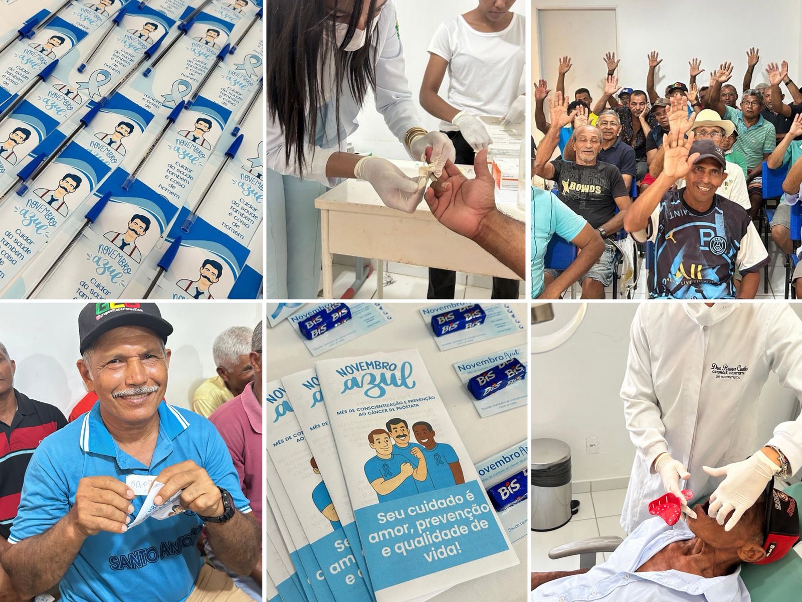 ação em saúde Novembro Azul - Foto: Prefeitura de Nossa Senhora dos Remédios