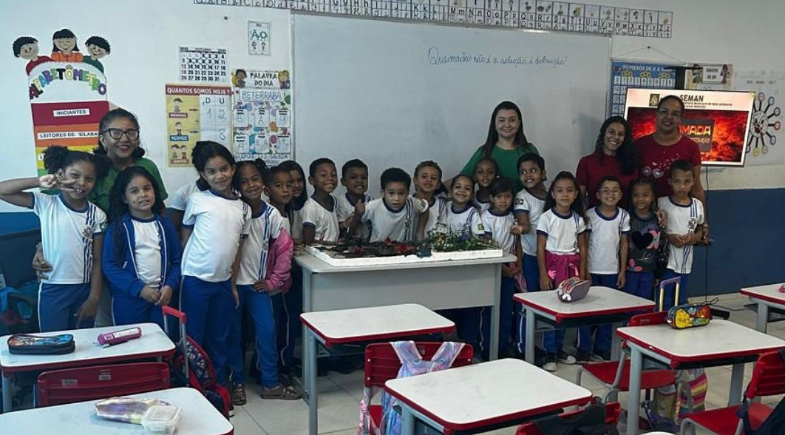 Prefeitura de Floriano promove ação socioeducativa sobre queimadas e incêndios em escolas municipais