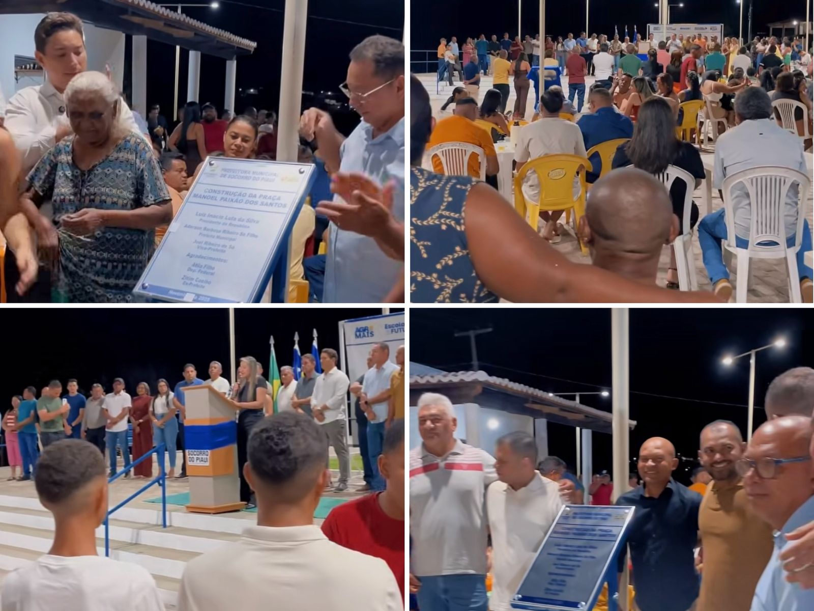 Nova Praça Manoel Paixão dos Santos, bairro Barreirinho - Foto: Prefeitura de Socorro do Piauí