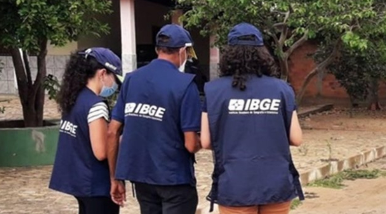 Profissionais do IBGE | Divulgação/IBGE