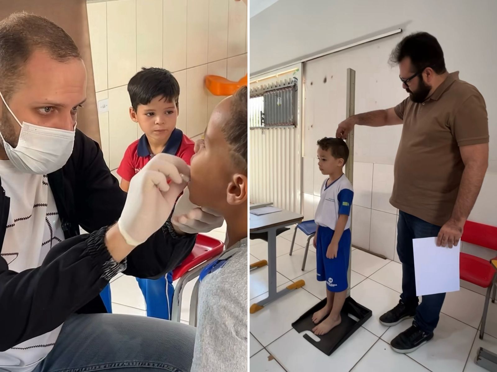 Ação de saúde bucal e nutricional na Escola Manoel A. de Brito - Foto: Prefeitura de Marcolândia