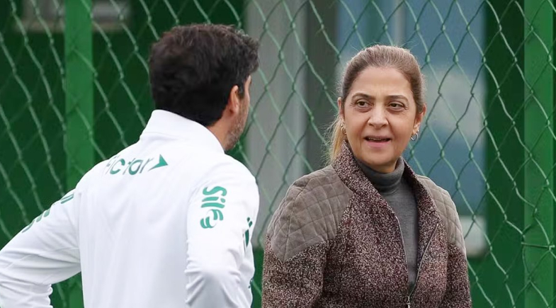 Leila e Abel | Cesar Greco/Palmeiras