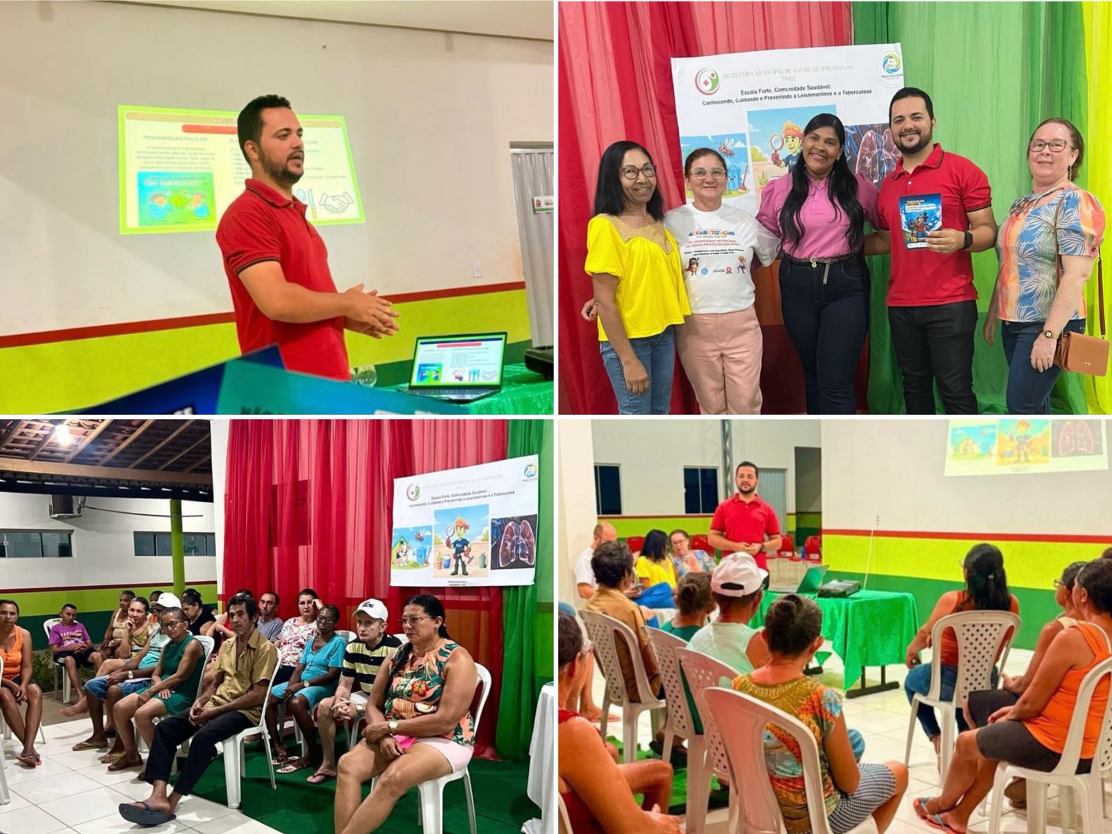 Palestra sobre Leishmaniose e Turbeculose - Foto: Prefeitura de Ipiranga do Piauí