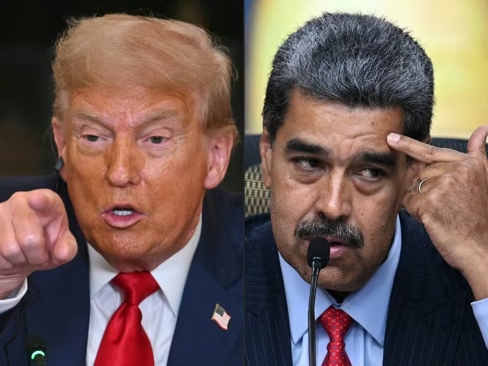 Trump e Maduro |  Foto: AFP/Jim Watson
