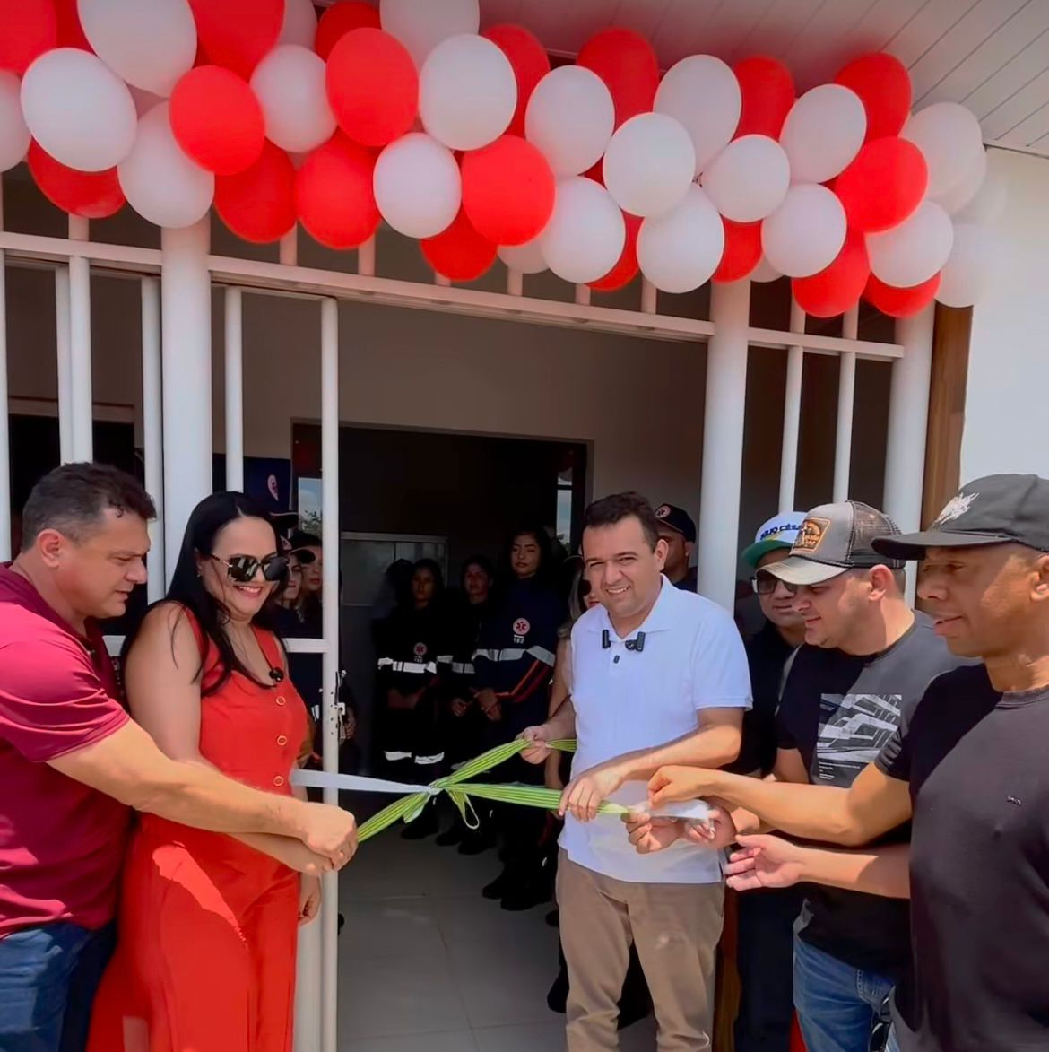 Inauguração da Base Descentralizada do SAMU - Foto: Prefeitura de Caridade do Piauí