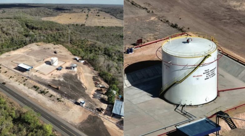 Obras de distribuidora na estrada de Altos./Fotos: Ascom SSP