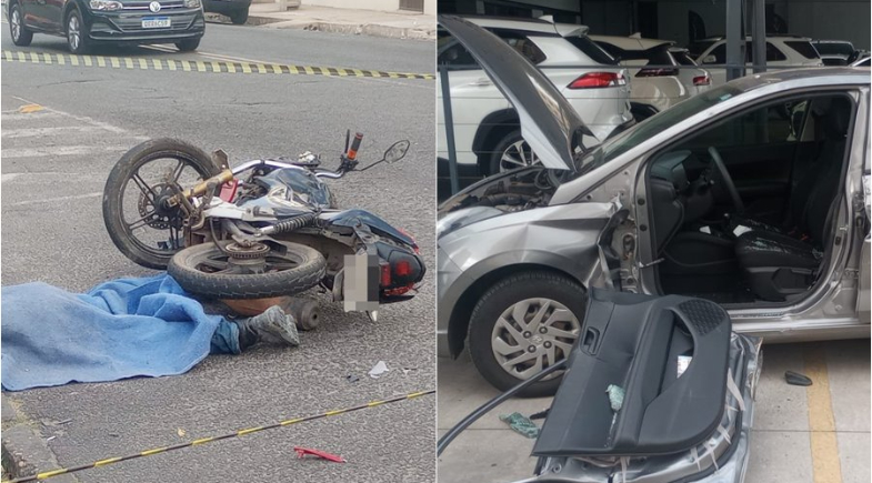 Acidente na zona Leste de Teresina | FOTO: Reprodução
