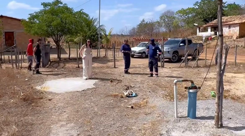 Prefeitura de Caraúbas do Piauí realiza visitas técnicas para instalação de caixa d'água no Povoado Tamboril