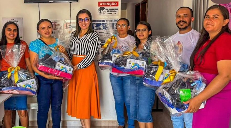 Prefeitura de Vera Mendes realiza entrega de kits de EPI's para profissionais de saúde do município