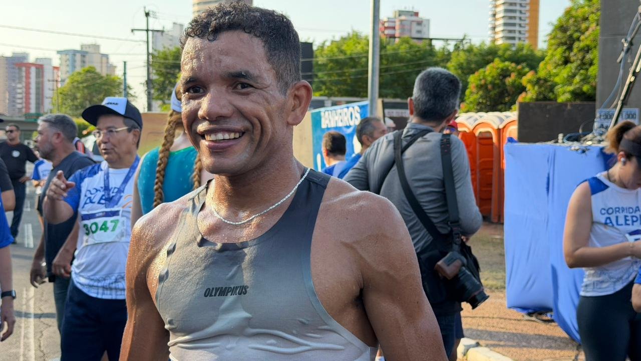 Francisco, de 38 anos, garantiu o primeiro lugar na categoria de 10 quilômetros