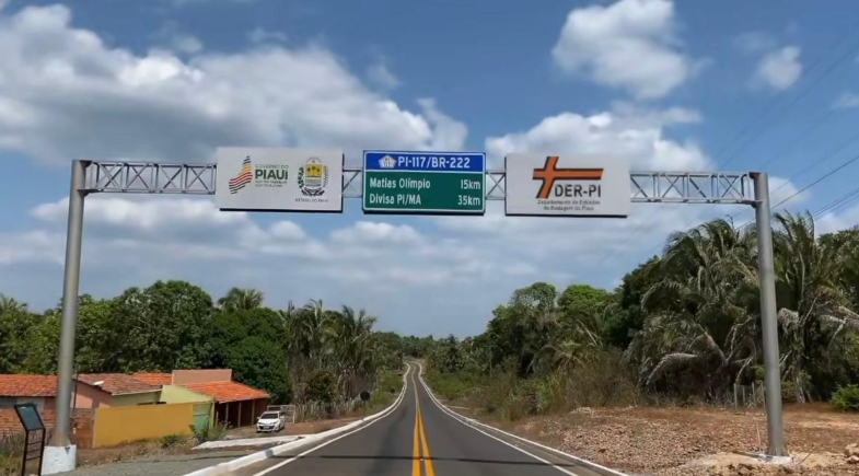 Inaugurada PI-117/BR-222 importante via no município de São João do Arraial