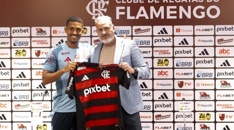 Samuel Lino foi a contratação mais cara da história do Flamengo | Adriano Fontes/Flamengo