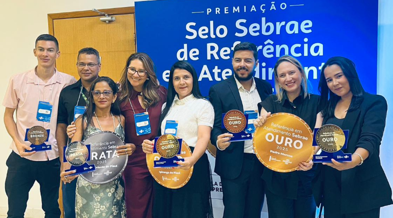 Marcolândia conquista Selo Ouro do Sebrae de Referência em Atendimento 2025