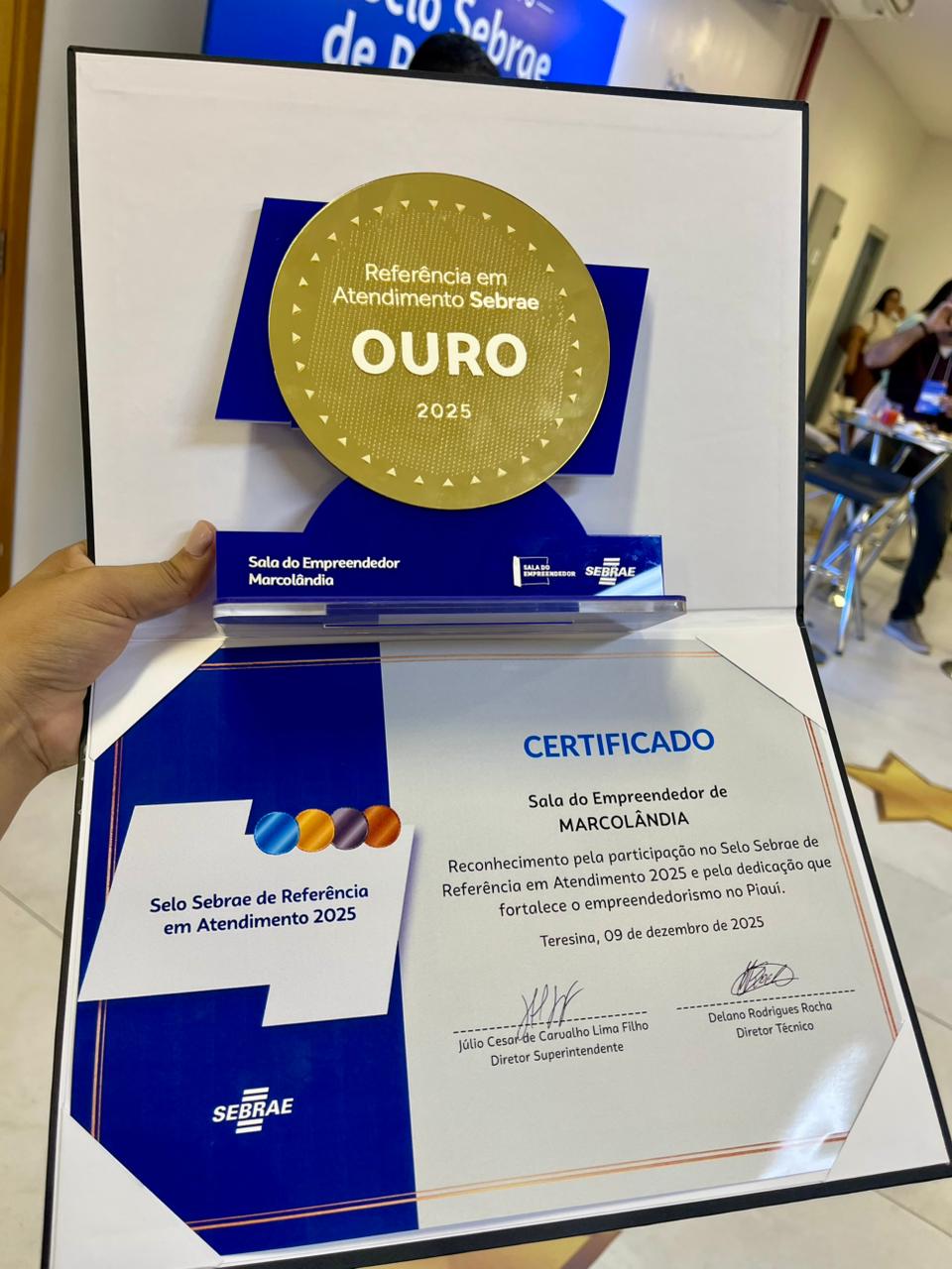 Marcolândia conquista Selo Ouro do Sebrae de Referência em Atendimento 2025 - Imagem 7