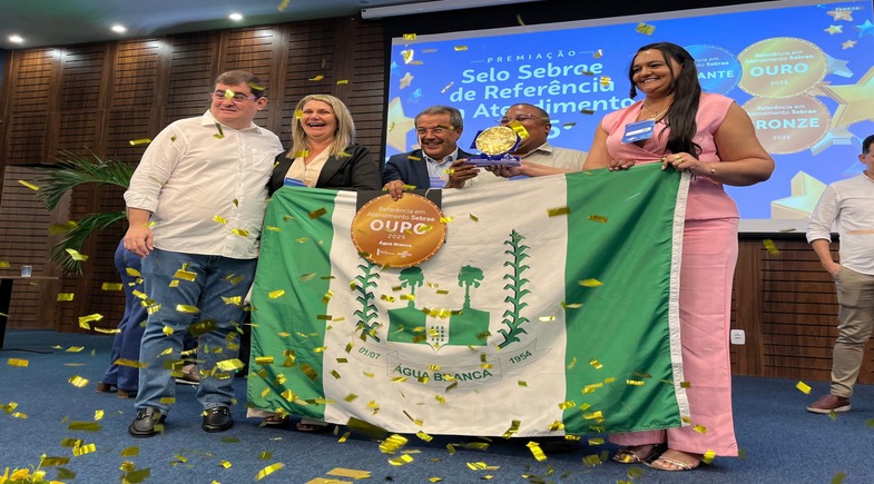 Água Branca conquista Selo Sebrae Ouro pela segunda vez
