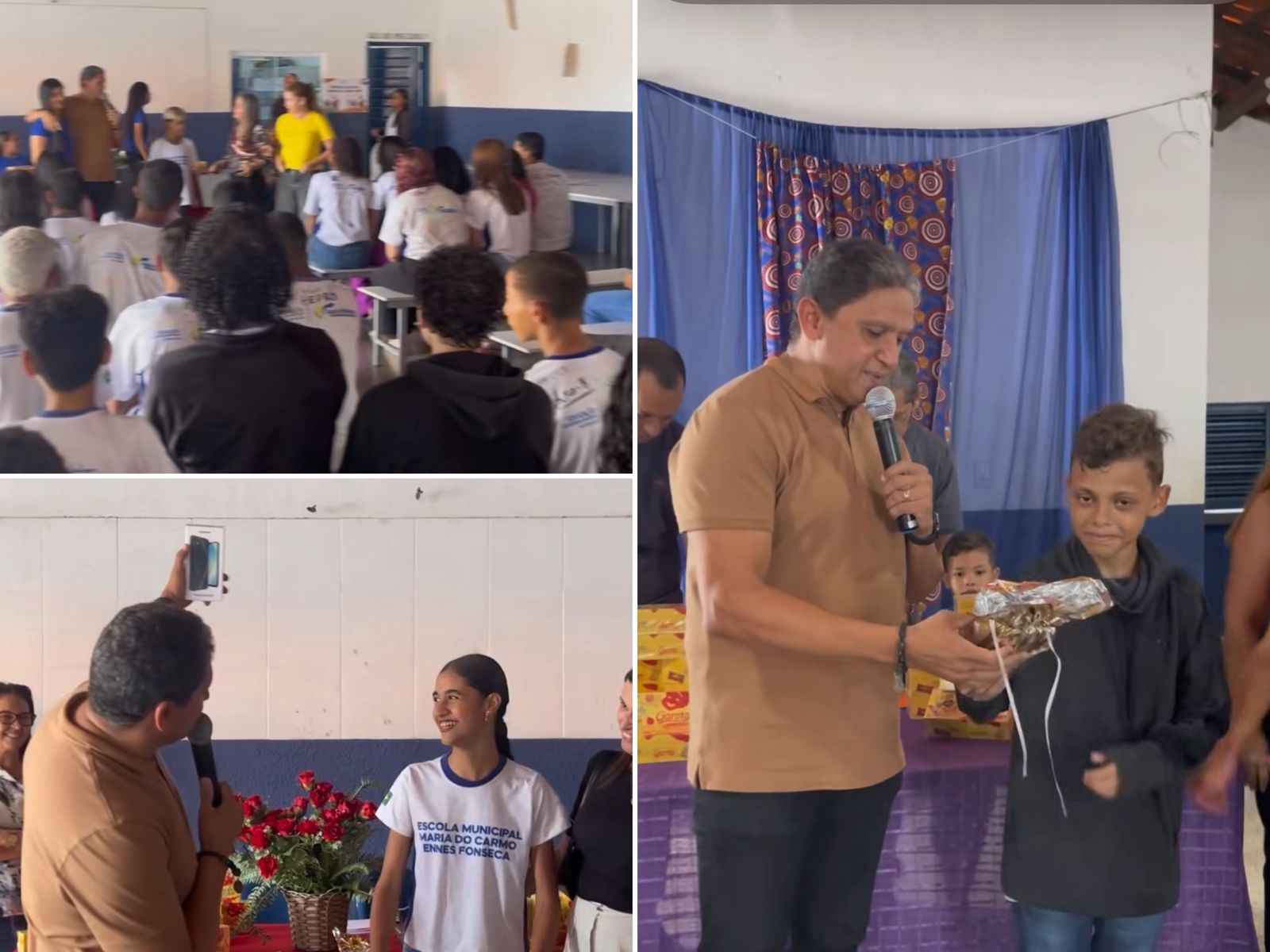 Premiação de alunos da rede municipal  - Foto: Prefeitura de Água Branca