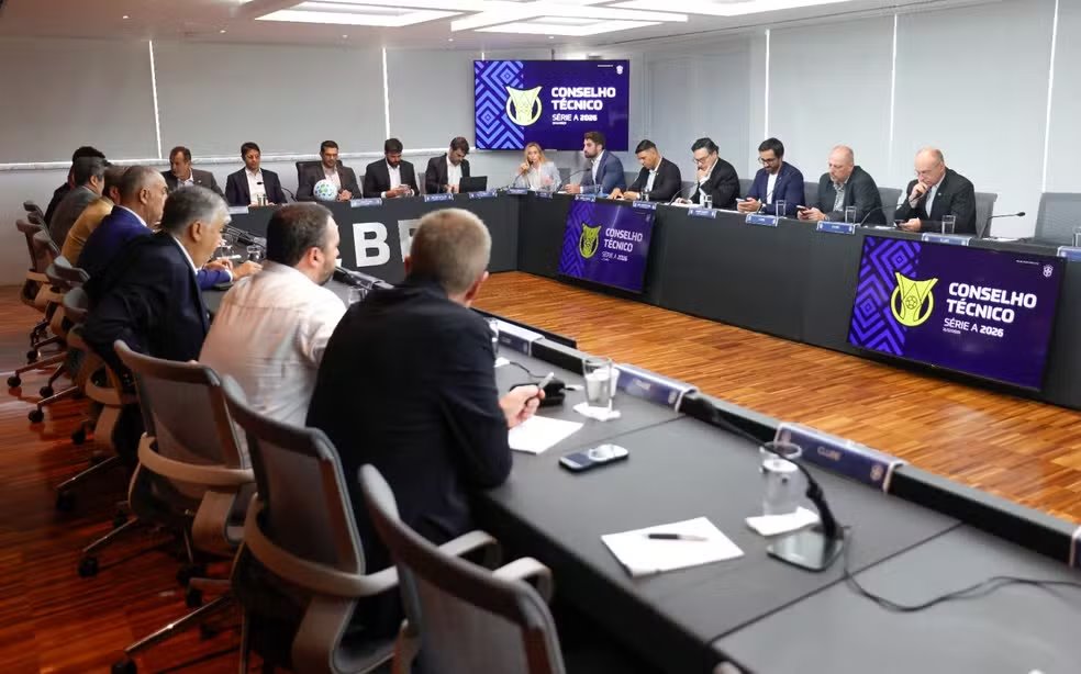 CBF reuniu dirigentes de todo o Brasil no conselho técnico da Série A nesta quinta — Foto: Rafael Ribeiro / CBF