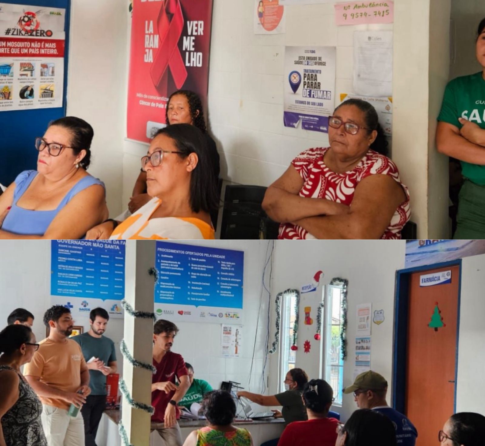 Prefeitura de Ilha Grande promove ação Dezembro Vermelho e Laranja em UBS Governador Mão Santa - Imagem 1