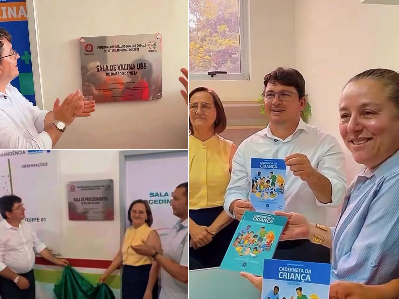 Inauguração de UBS e Sala de Procedimento - Foto: Prefeitura de Ipiranga do Piauí