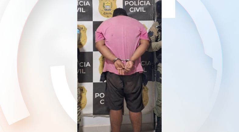 Suspeito preso em Baixa Grande do Ribeiro | Reprodução