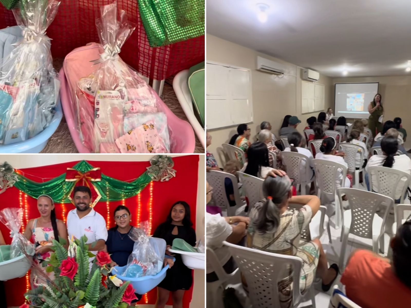 Confraternização com gestantes e idosos - Foto: Prefeitura de Alegrete do Piauí