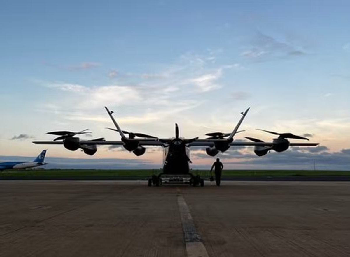 Carro voador da Embraer realiza primeiro voo - Foto: Divulgação/EveCarro voador da Embraer realiza primeiro voo - Foto: Divulgação/Eve