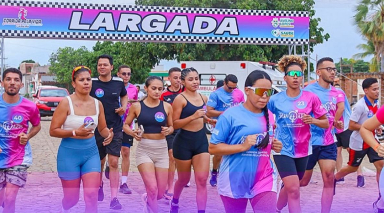 Prefeitura de Avelino Lopes realiza 1ª edição da Corrida Pela Vida