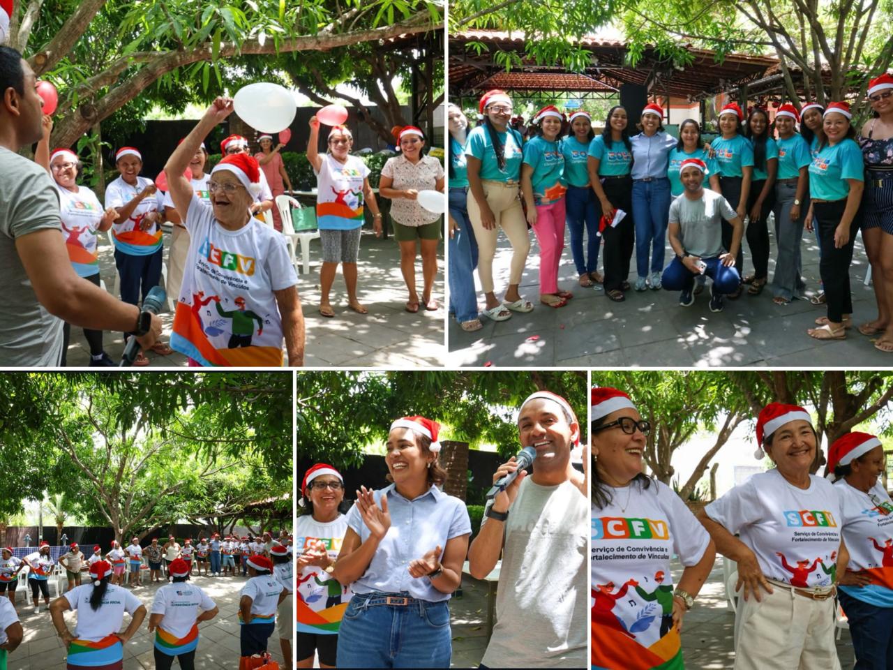 Confraternização com idosos do grupo da Melhor Idade - Foto: Prefeitura de Lagoa do Piauí