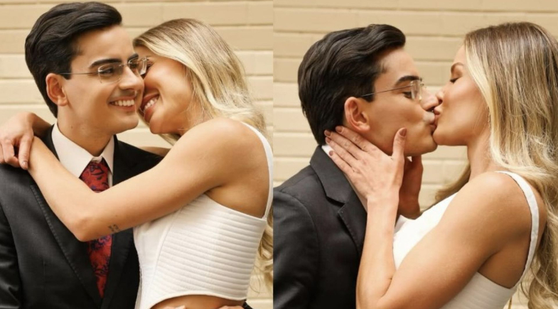 Dudu Camargo e Saory Cardoso oficializam namoro após 'A Fazenda 17'