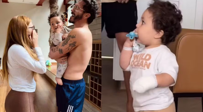 Filho de Viih Tube e Eliezer sofre queimadura de 2º grau e passa por cirurgia