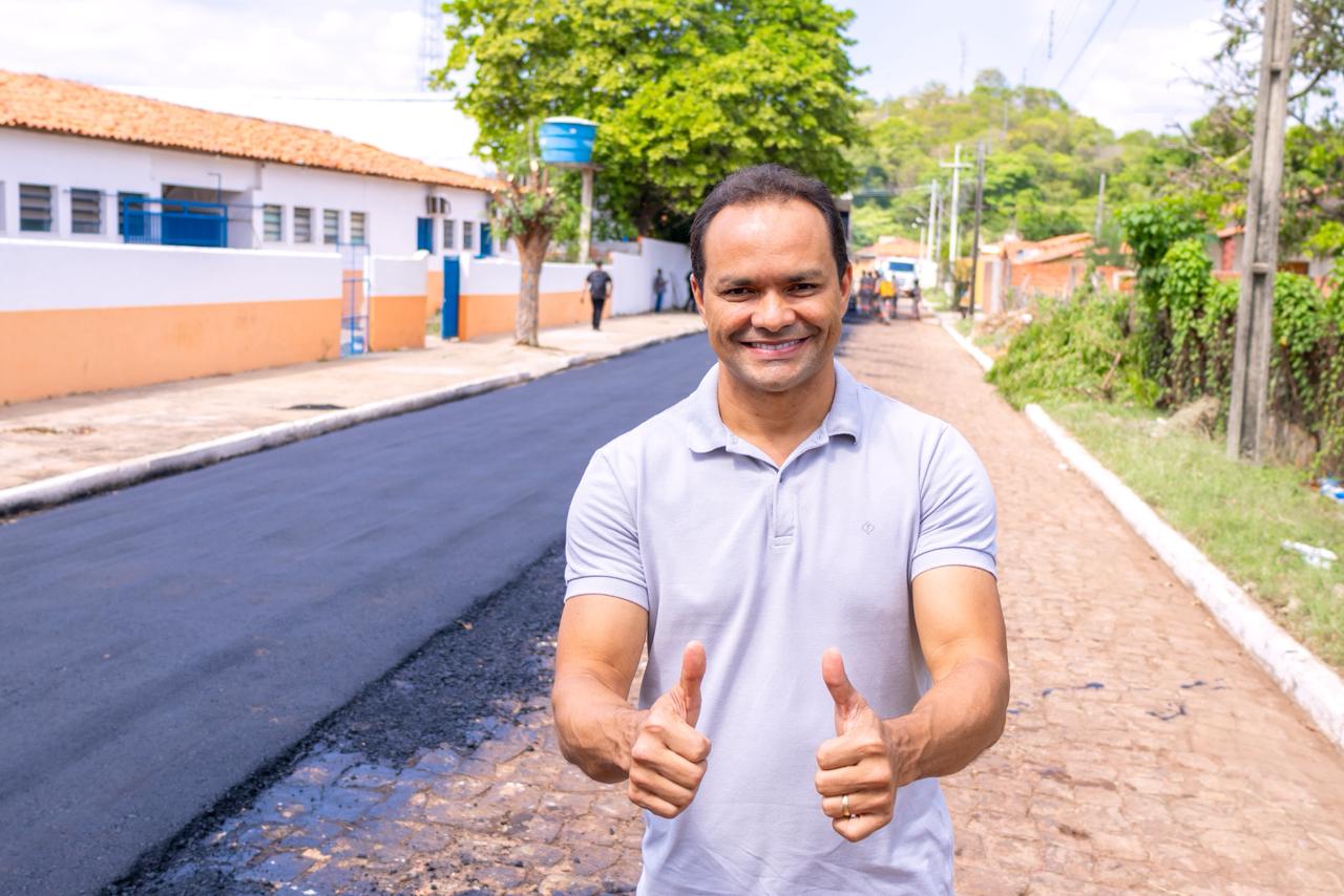 Pavimentação asfáltica - Foto: Prefeitura de José de Freitas