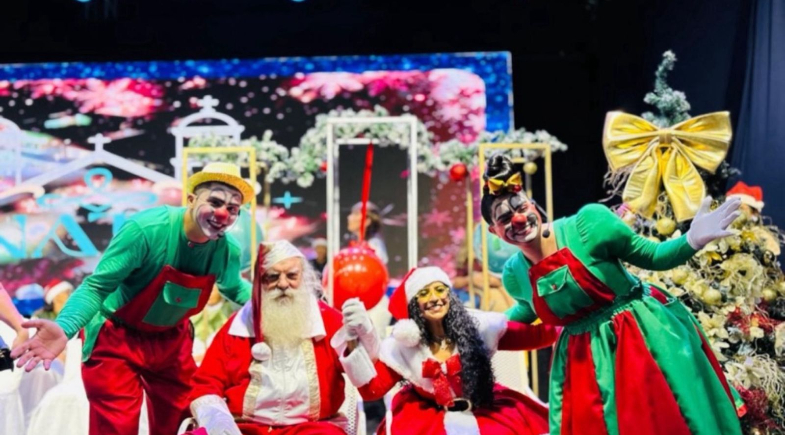 União recebe Papai Noel em grande celebração ao Natal 2025