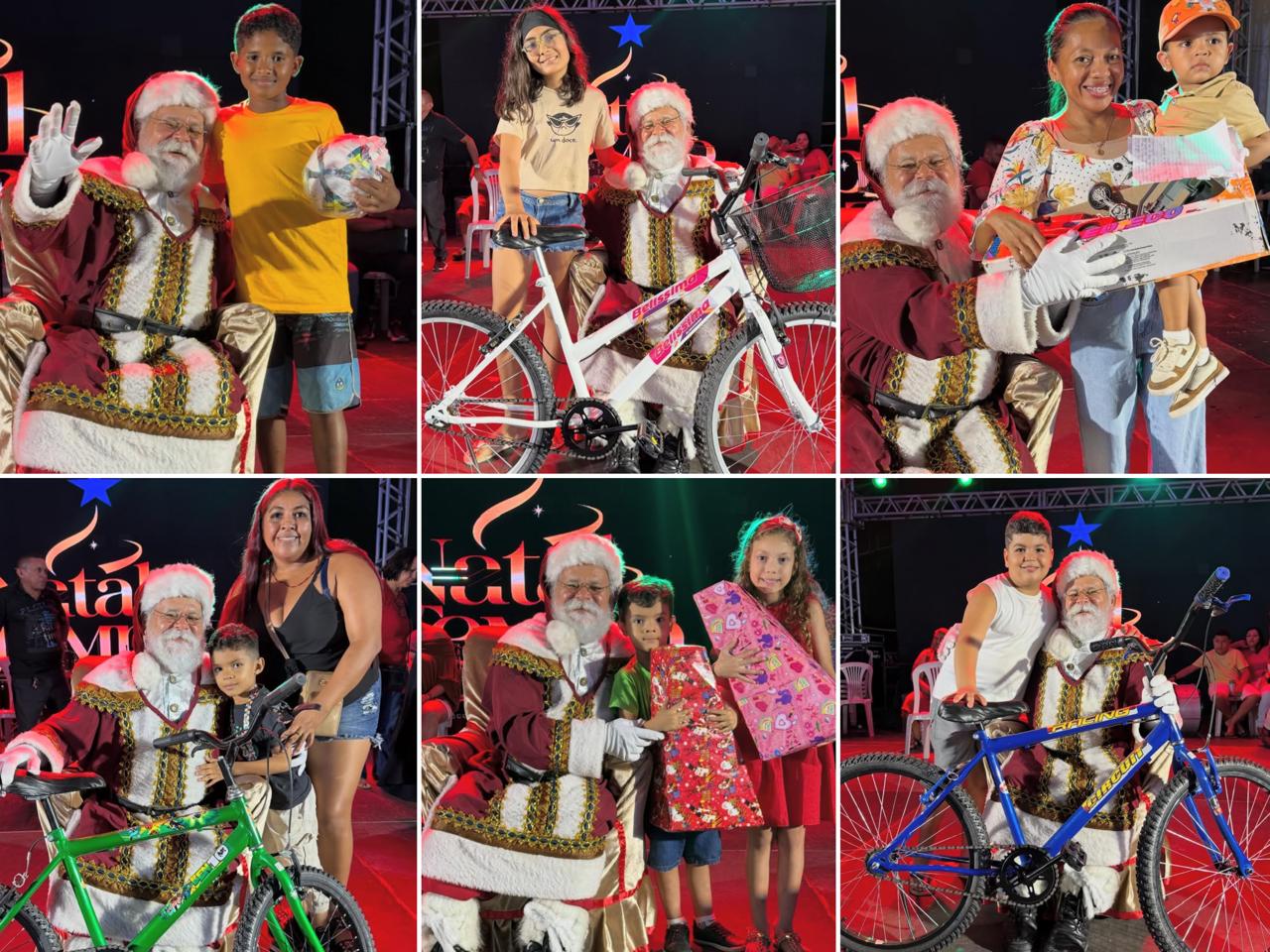 Entrega de presentes das cartinhas selecionadas - Foto: Prefeitura de Parnaíba